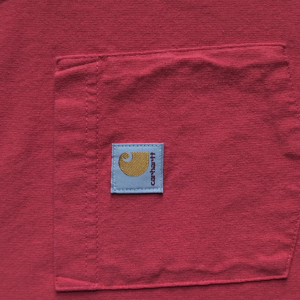 Carhartt Loose Fit Coral Glow Pocket Short Sleeve Tee - Picture 3 of 4